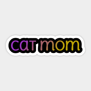 cat mom Sticker